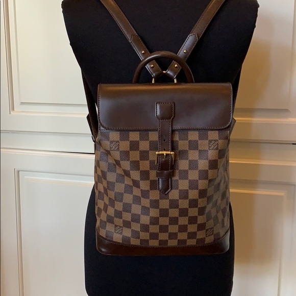 Vuitton Damier Ebene Soho Backpack - Picture 1 of 8